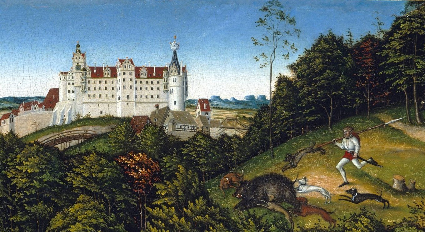 Cranach painted this for the Elector of Saxony in 1540.