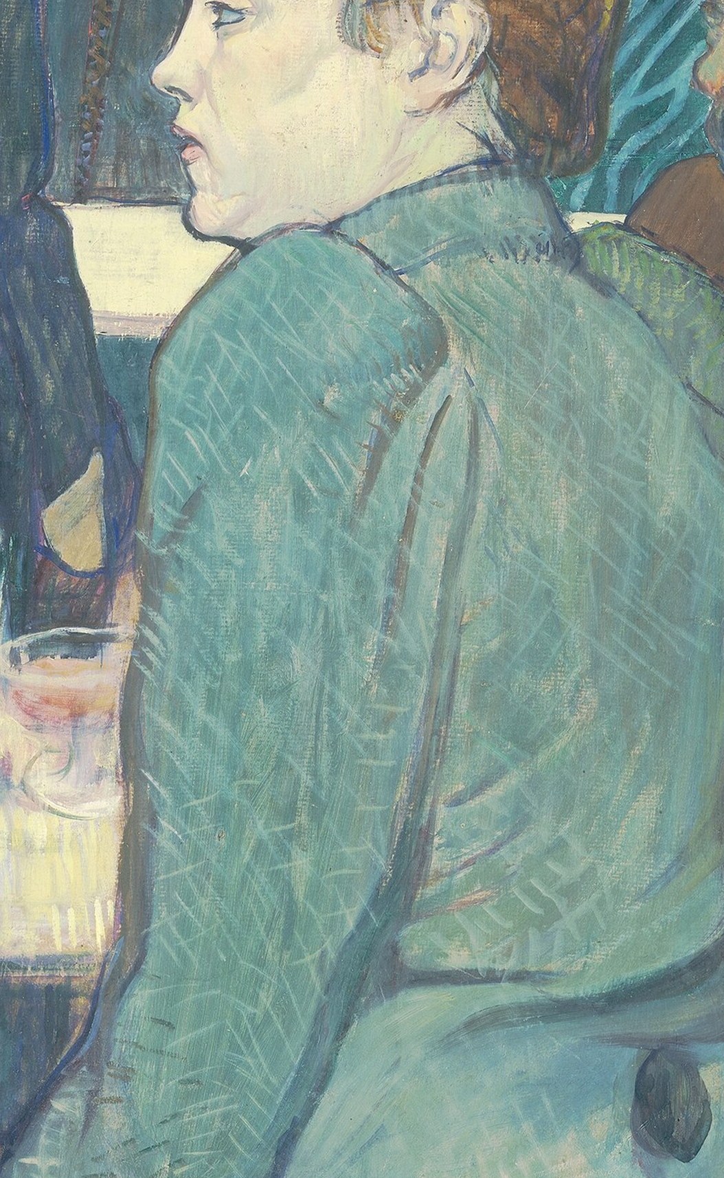 Like this woman in a feathered hat, a vision of Parisian fashion.
