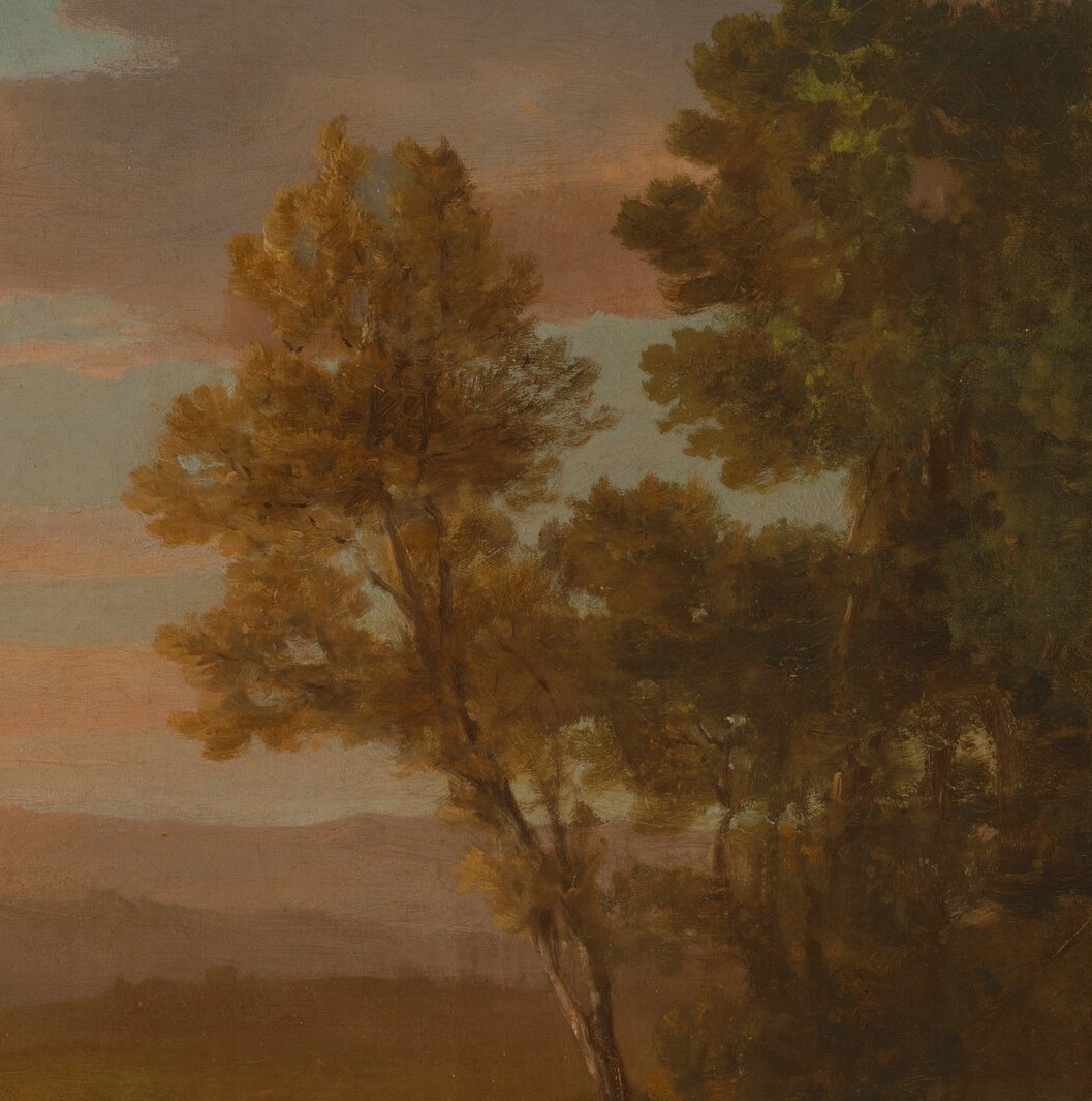 He wanted to show the air between the trees, not just the trees.