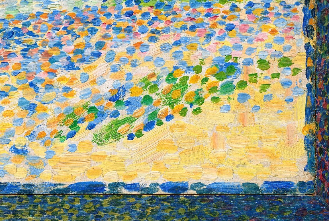 The artist spent time near Gravelines, where he painted this seascape.