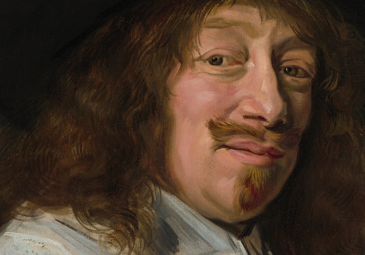 He painted it all with swift, visible strokes, wet paint into wet paint.