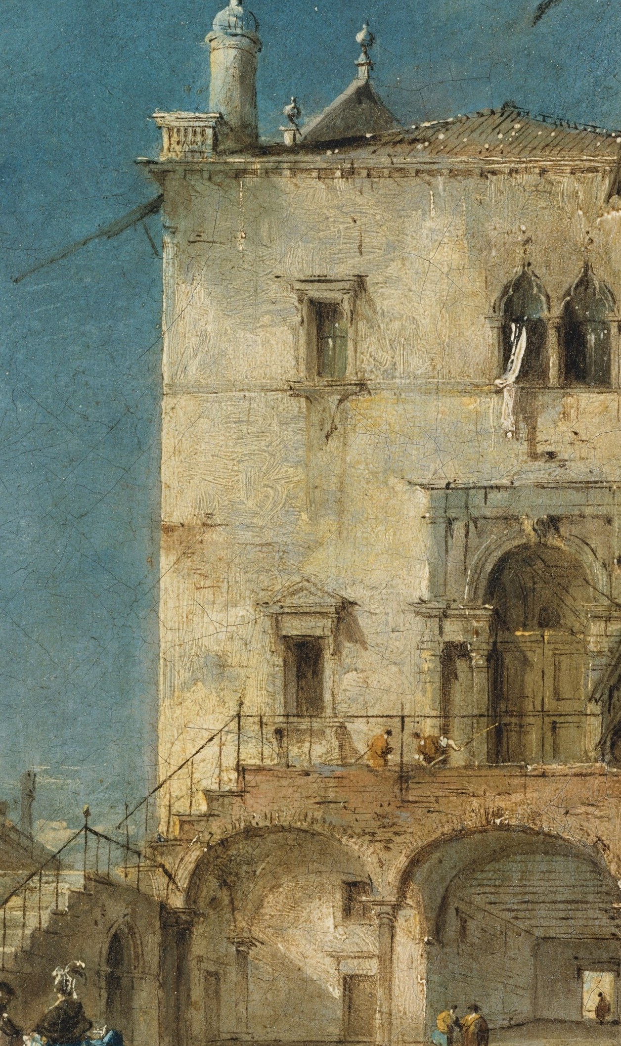 It's a capriccio, a popular style of fantasy cityscapes.