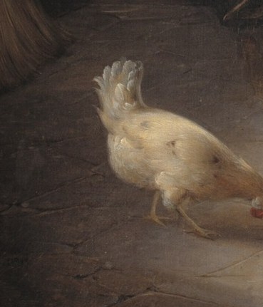A touch of everyday life and realism, grounding the scene in a domestic setting.