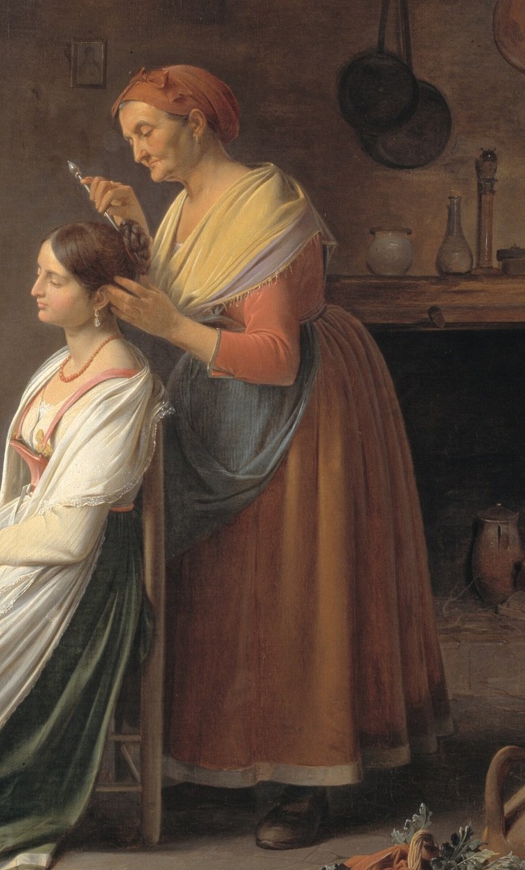 He depicted ordinary Italian life with warmth and detail.