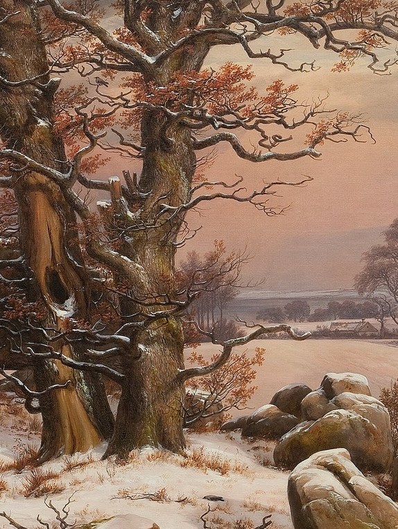 This painting, from 1829, shows his careful detail.