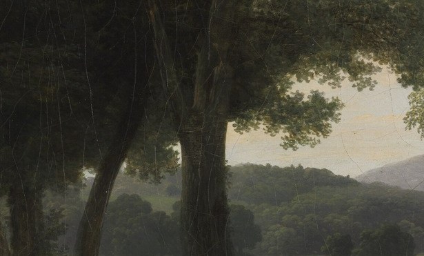 Bertin used dramatic light and shadow, chiaroscuro, for tension.