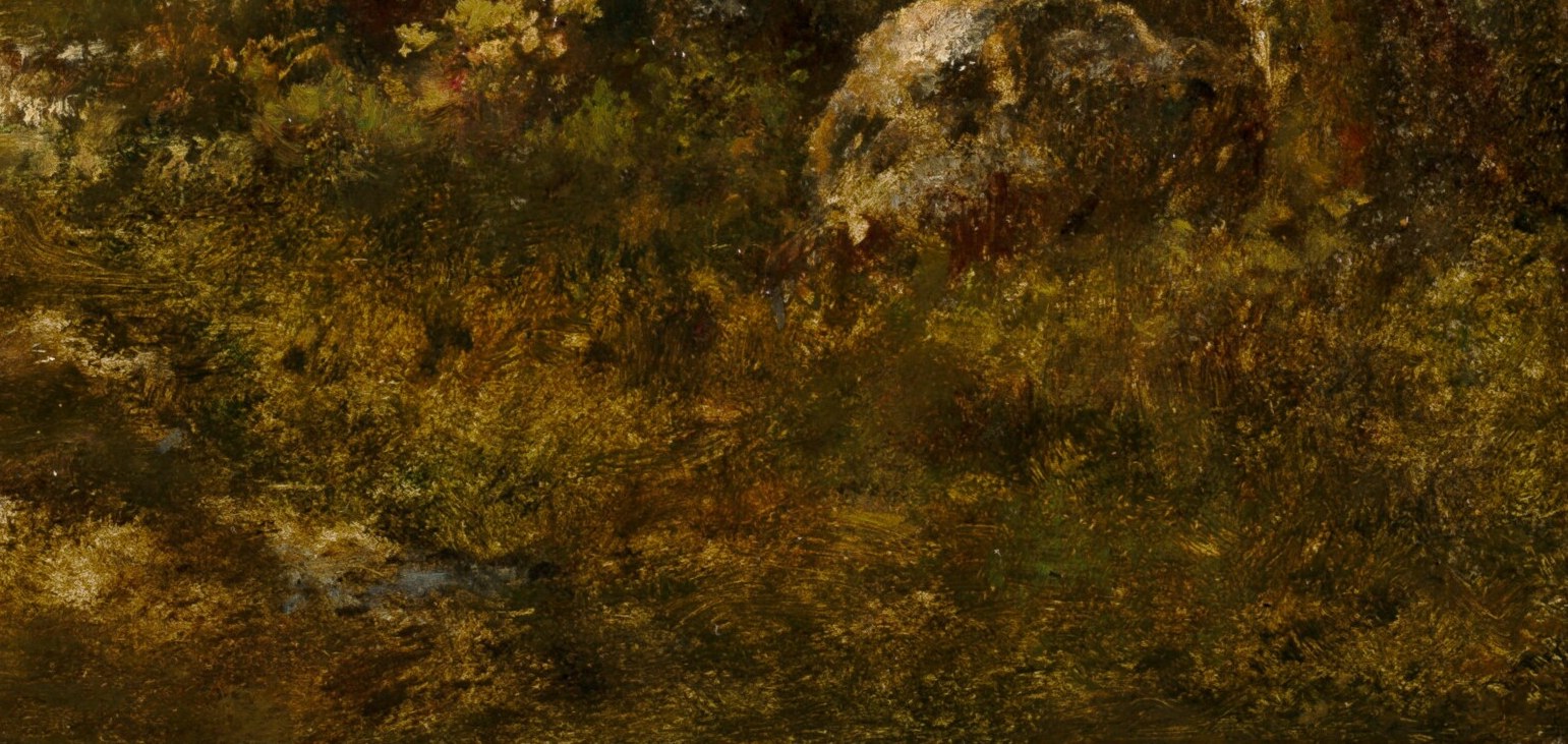 He signed and dated this panel in 1874.