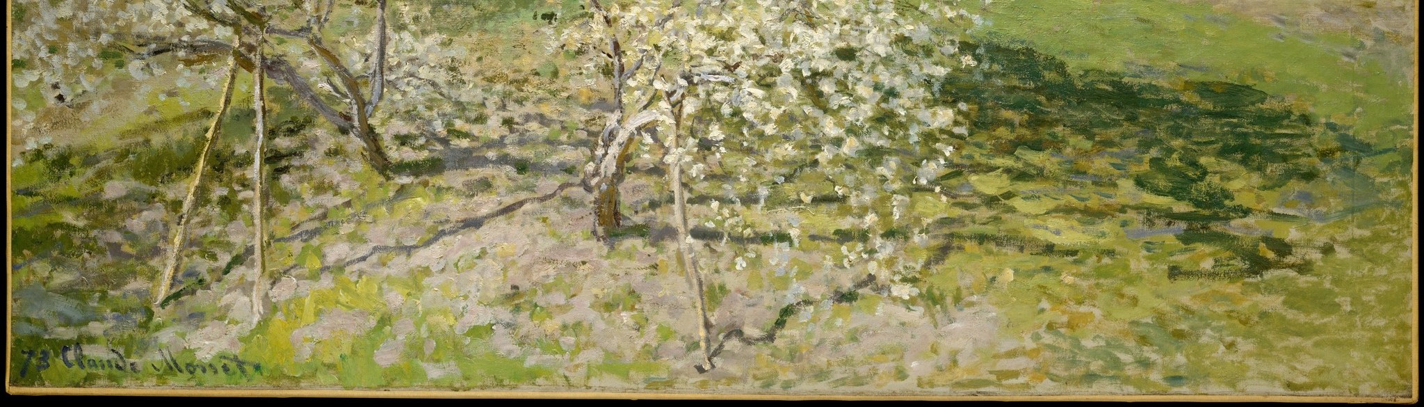 Monet painted this entirely outdoors, observing nature directly.