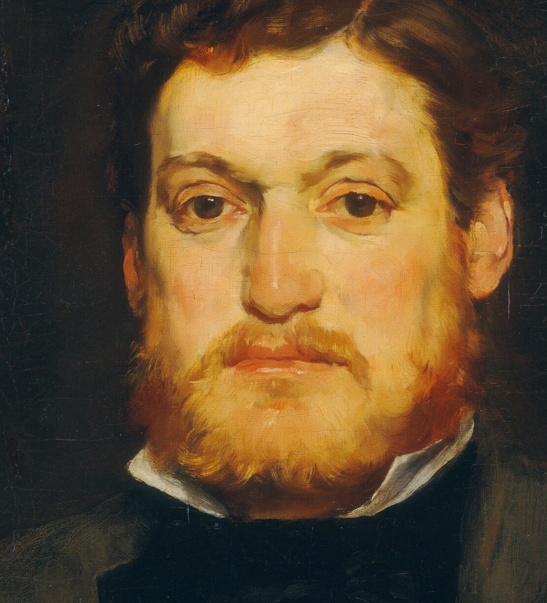 Duveneck used dark, muted tones, drawing focus to the face.