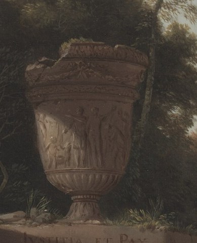 This painting reflects France's return to classical ideas.