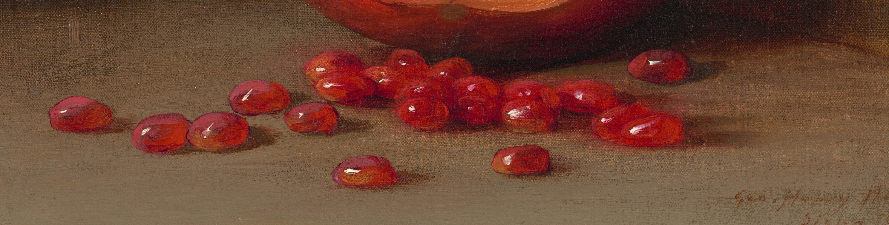 Look at the glistening seeds spill out.