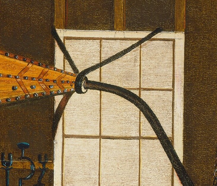 The light and shadows emphasize this demanding labor.