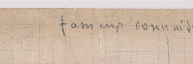 It reads: 'Fameux Connaisseur' (Famous Connoisseur).