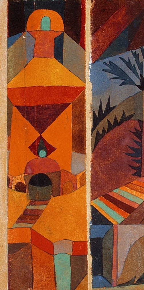He taught at the Bauhaus school, a center for modern art.