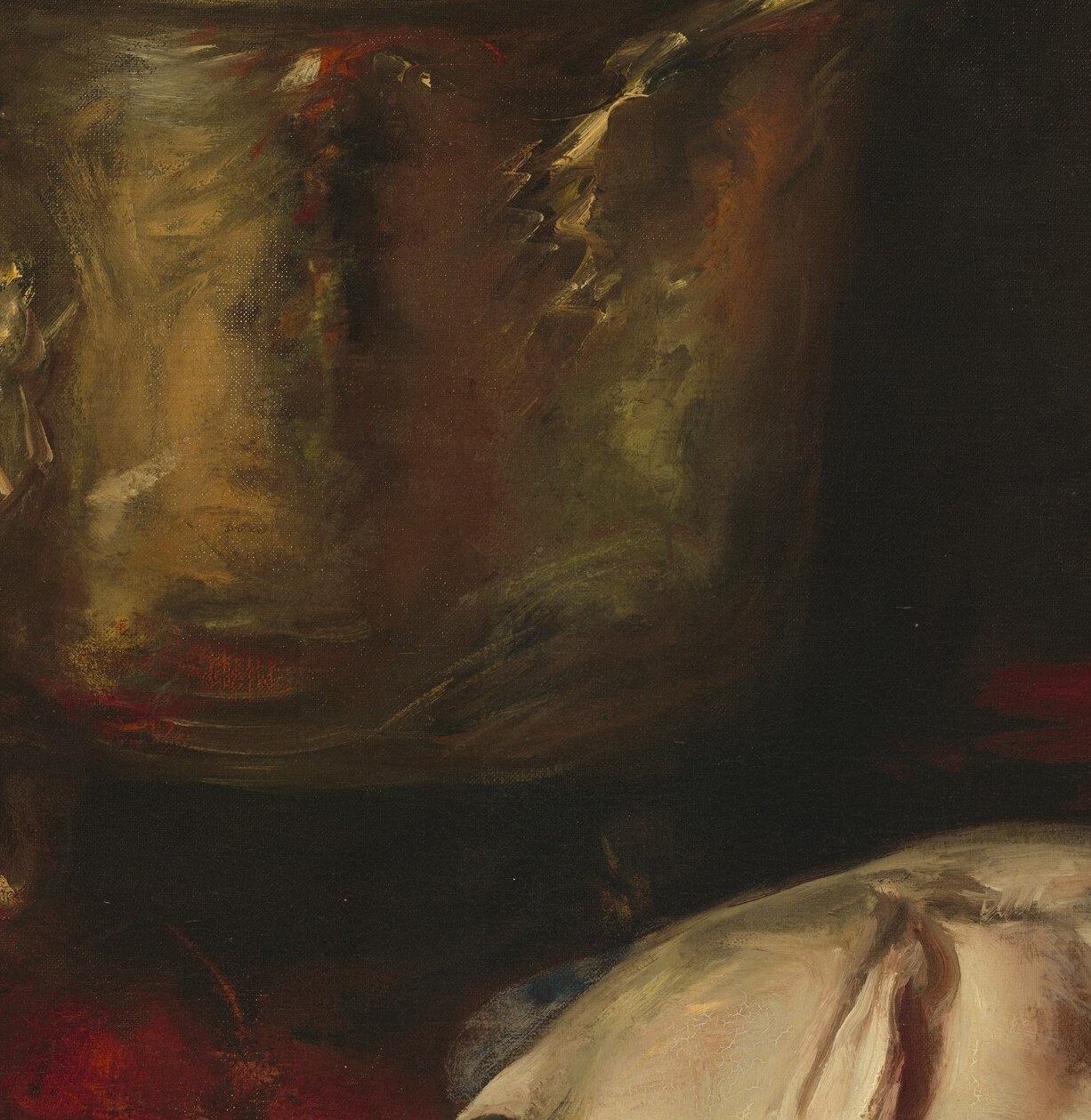 The glazed eye. The slack jaw. Painted with obsessive care.