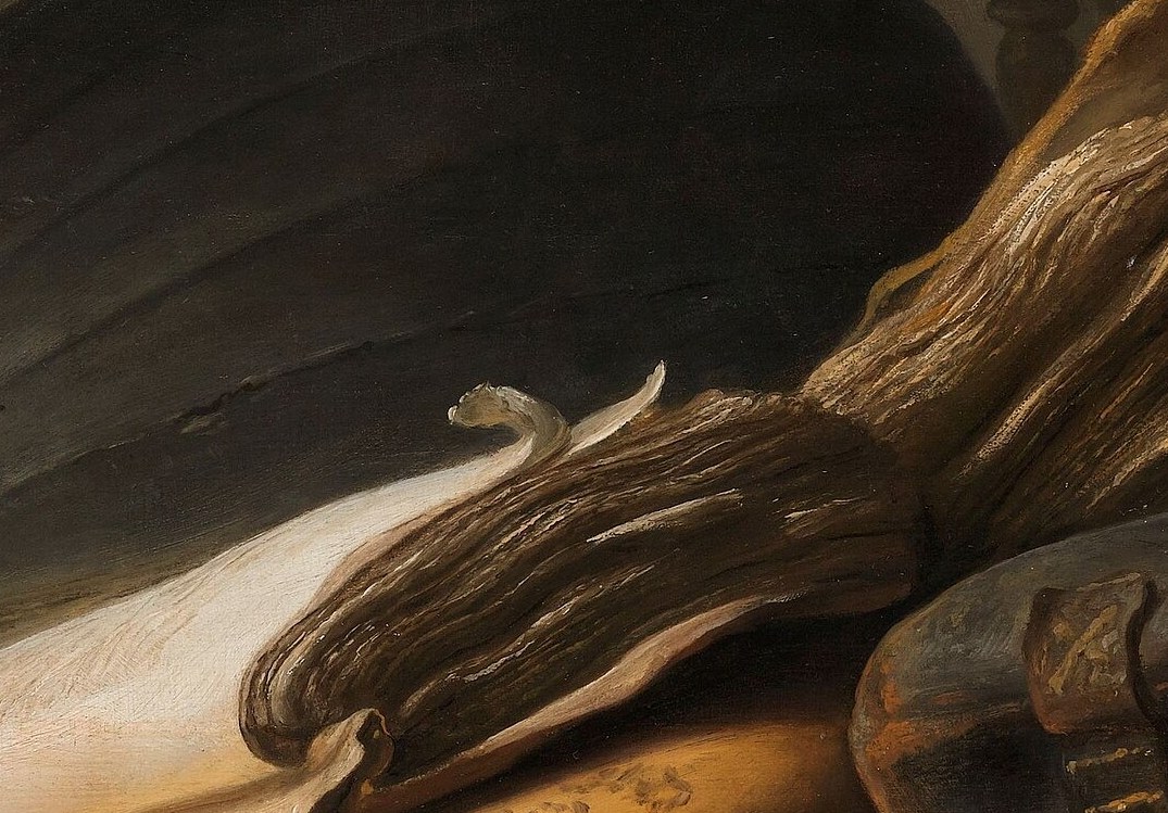 This painting now shows his mastery of the vanitas style.