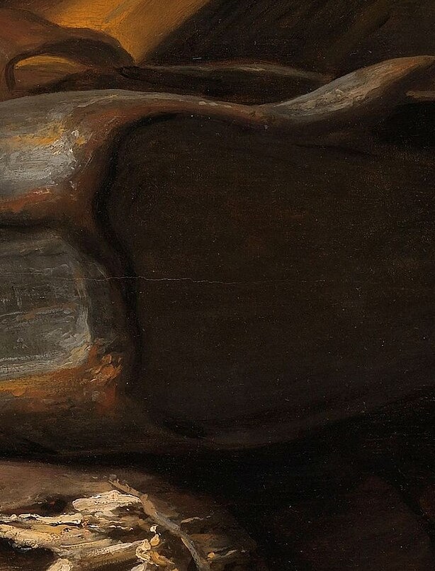Later scholarship reattributed it to Lievens, his own distinct work.