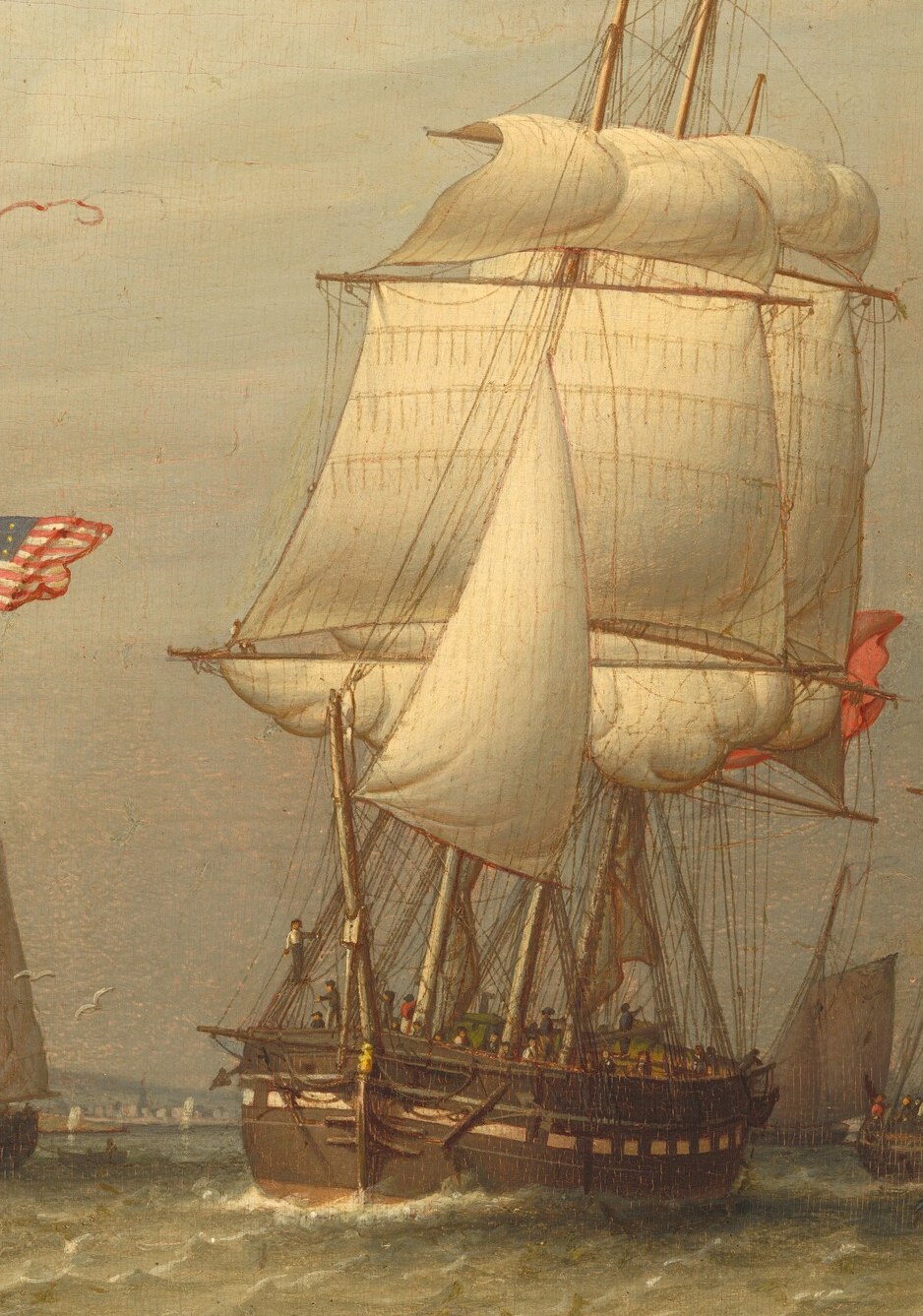 His work captured the dynamic energy of 1840s commerce.