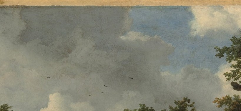 This was painted around 1660, at the height of the Dutch Golden Age.
