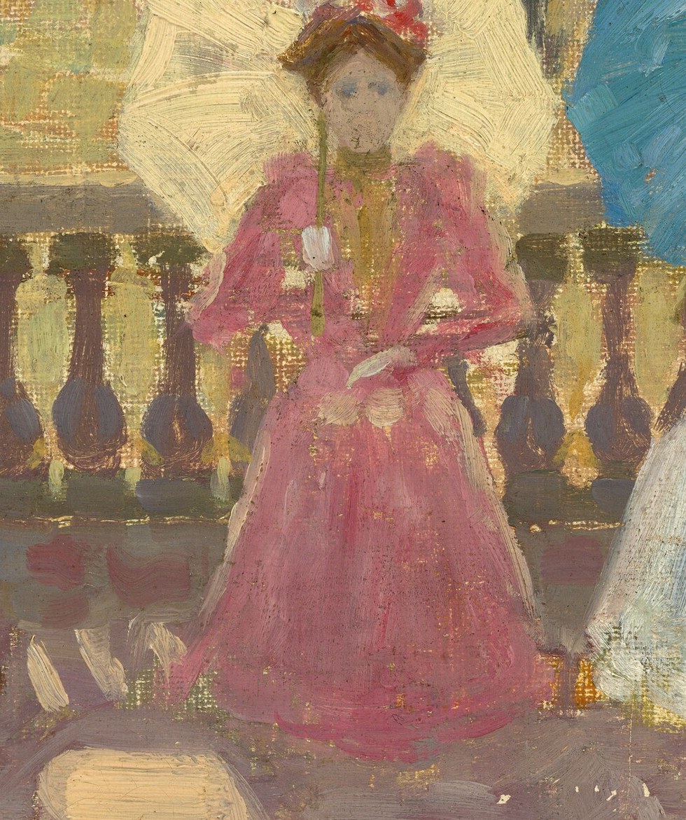 The painter captures four women, each in her own world.