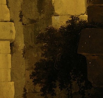See how the morning sun hits these old stones.