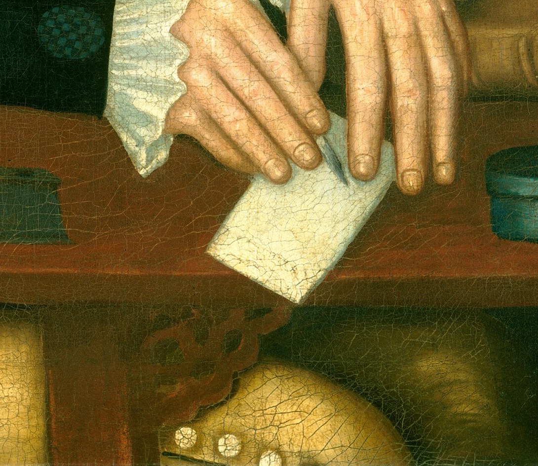 The writing desk shows his life involved business and intellectual pursuits.