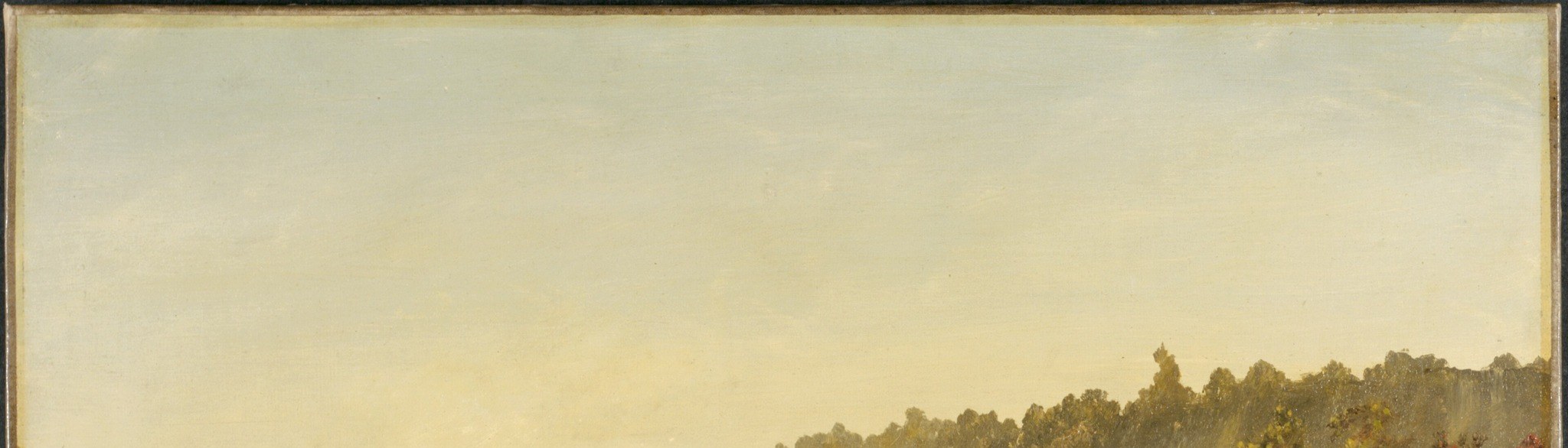 This calm approach was characteristic of his Luminist style.
