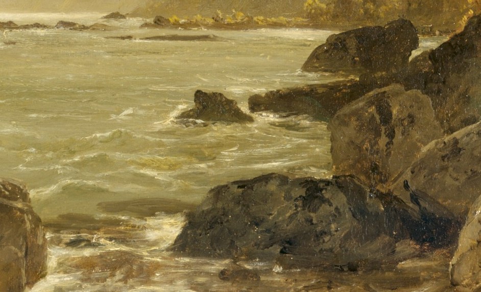 Notice the almost photographic clarity of the tranquil scene.