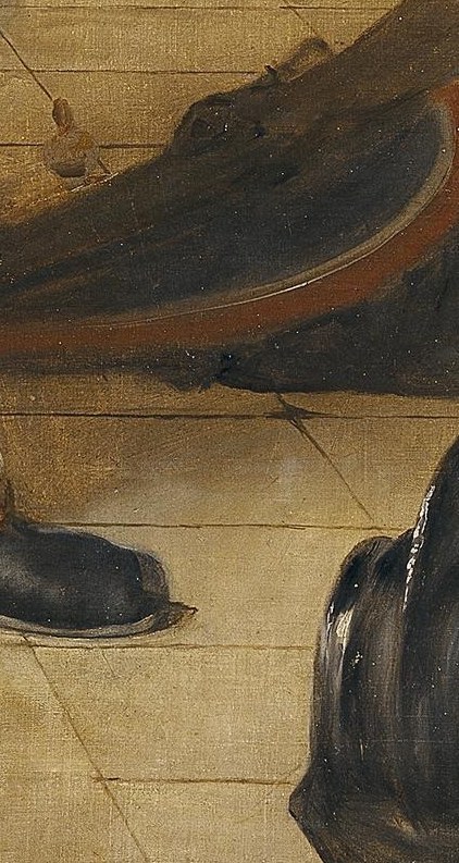 It hints at the fleeting nature of glory and the court's illusions.