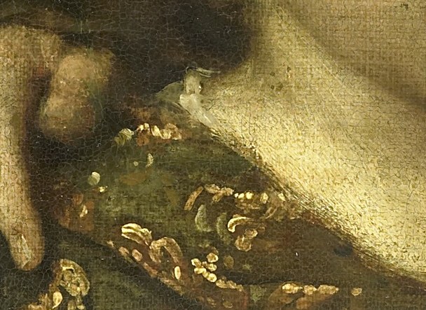 The painter used soft light to emphasize these fabrics.