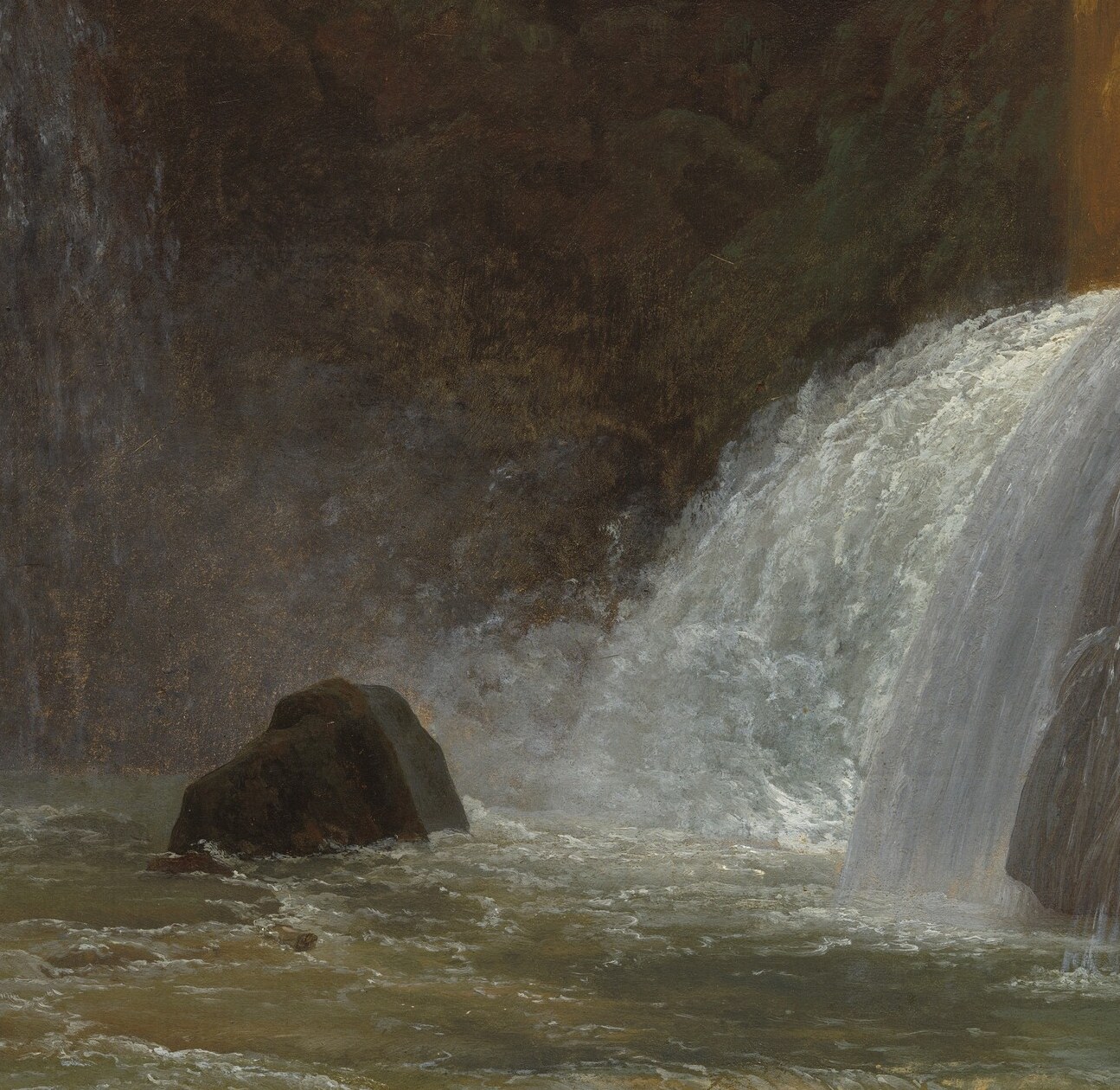 He spent five years painting Italian scenery, funded by a dealer.