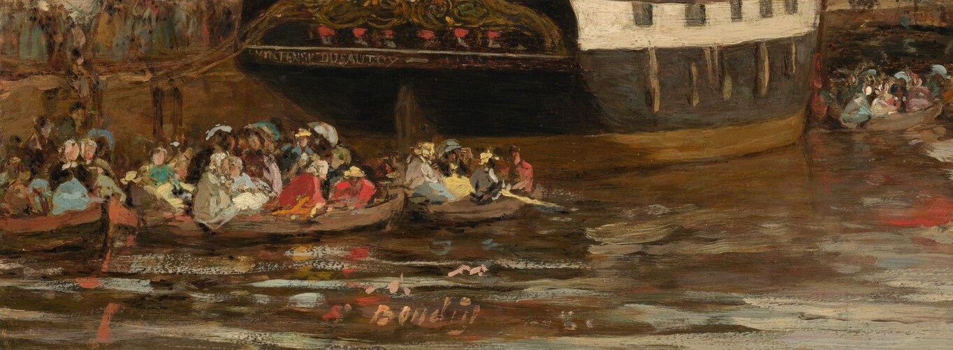 He even taught Claude Monet how to paint outside.
