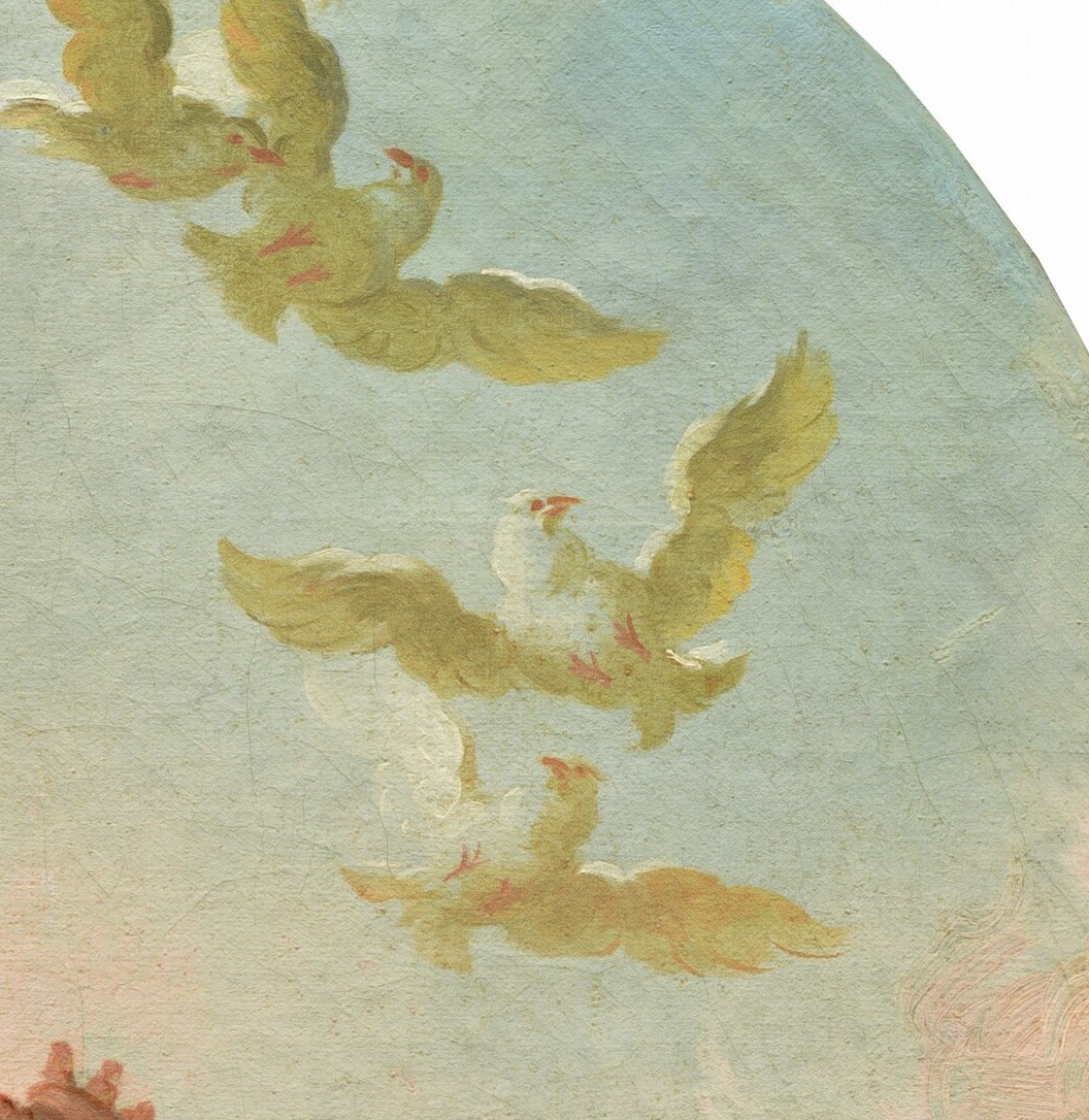 And flying birds suggest its freedom.
