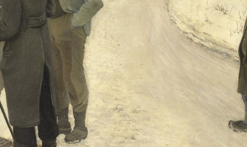 The painter was the son of a carpenter. He knew this road.