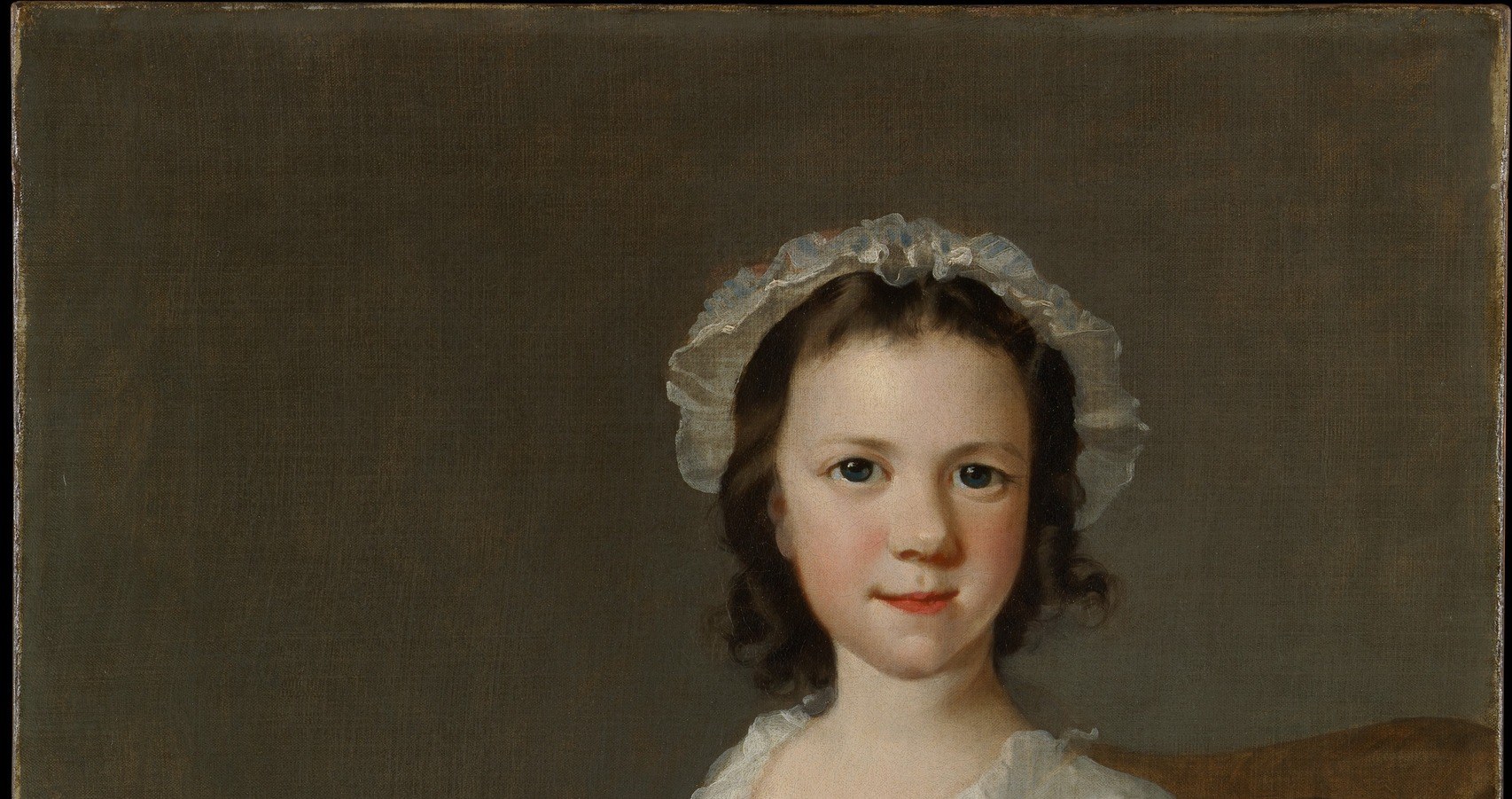 The near-featureless dark ground is a deliberate Old-Master device; at close range it may reveal subtle underpainted texture or glazing layers invisible in reproduction , the kind of discovery that rewards physical examination.