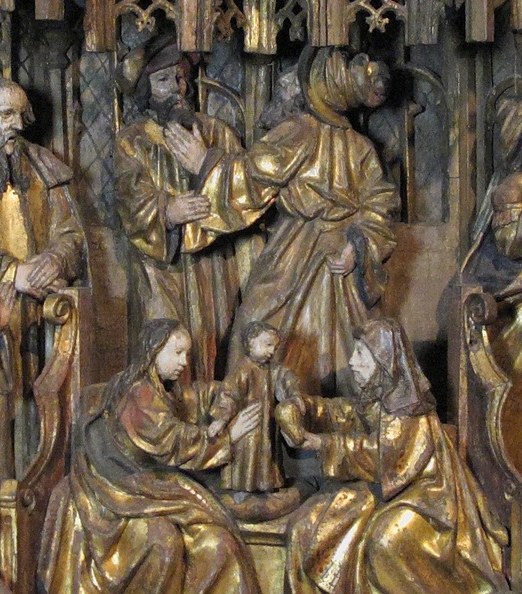 Now come forward, to the child at the front.