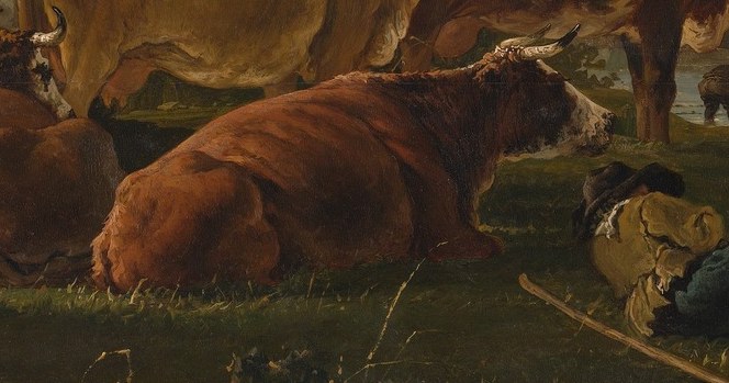 His cattle show groundedness and strength.