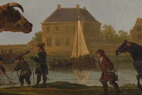 The farmhouse is a symbol of rural life.