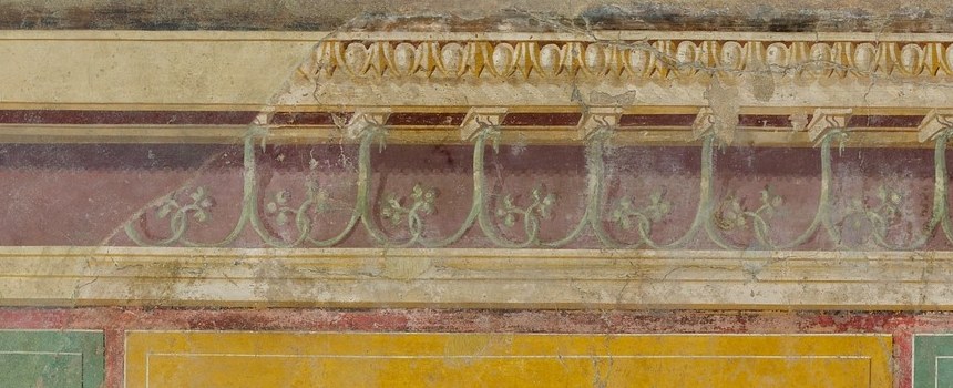 The saturated yellow slab is a test case for the painter's pigment knowledge , whether lead-tin yellow or yellow ochre creates this hue would date the work's technique; its warmth against red masonry creates deliberate optical heat.