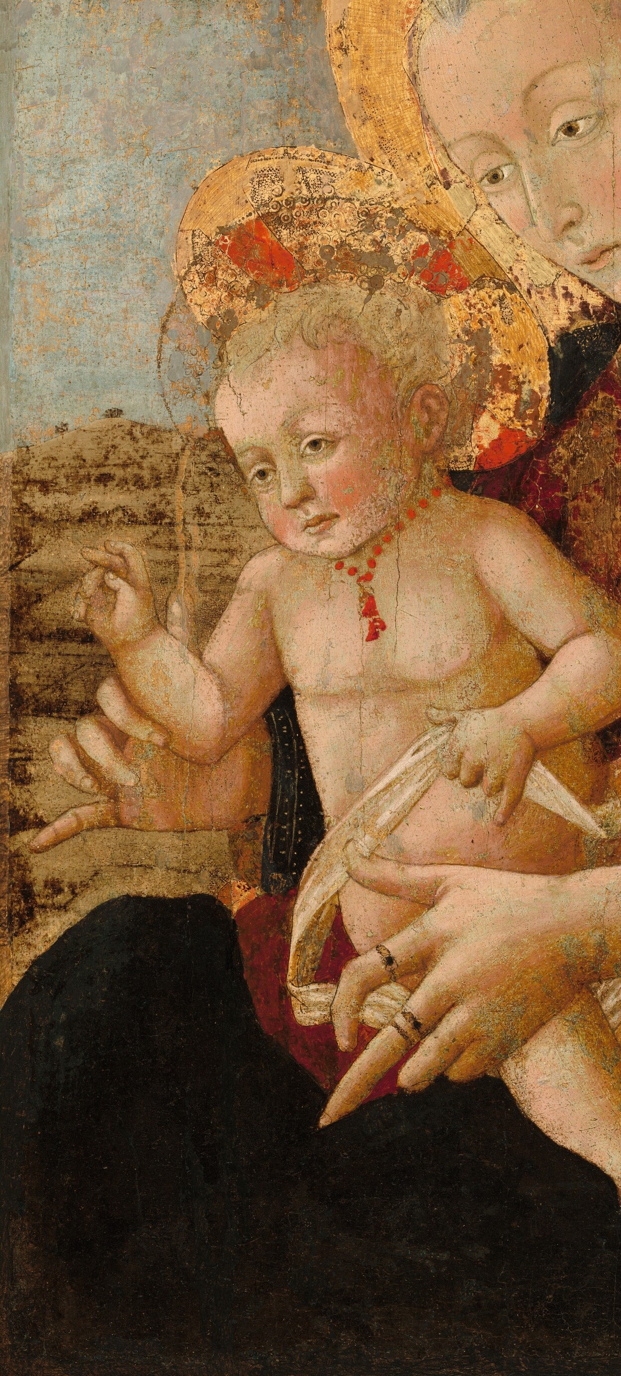 Her blue mantle was made from the most expensive pigment on Earth.