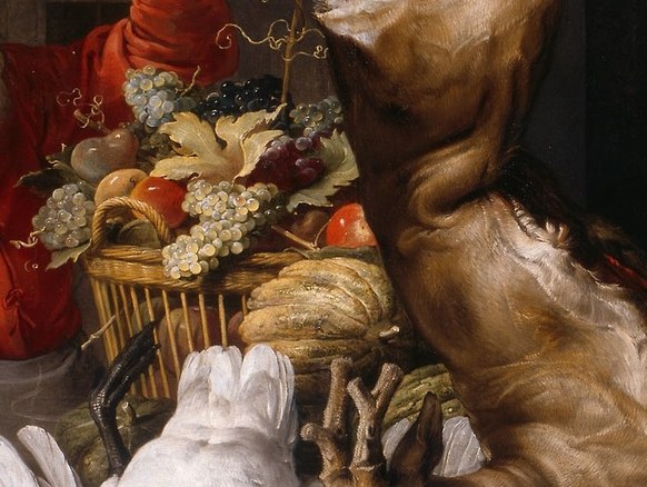 The artist, Frans Snyders, was known for his detailed still lifes.