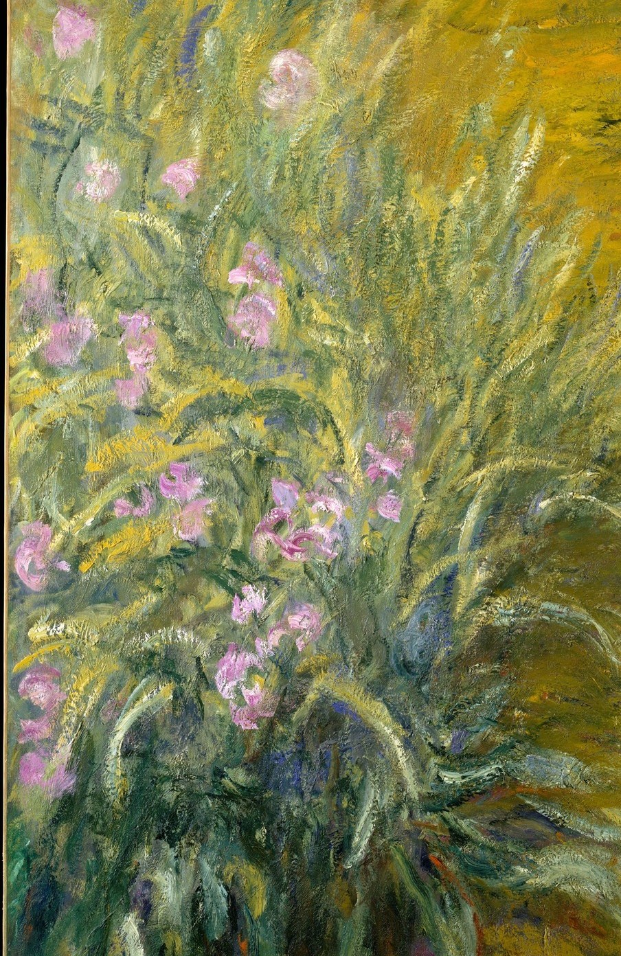 These flowers, rendered with loose brushstrokes, suggest the vibrant, ephemeral beauty of nature.