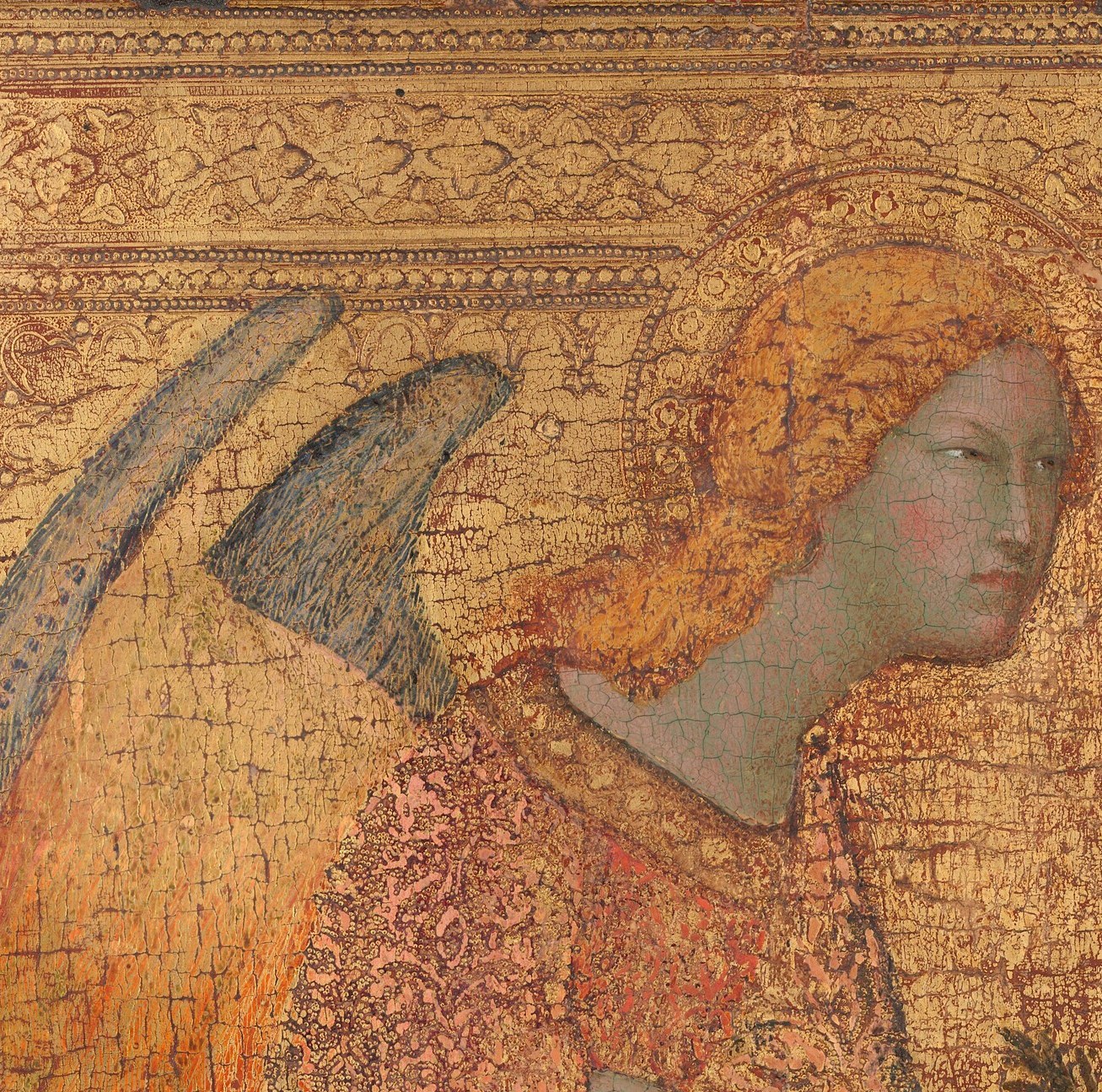It looks like a delicate embroidery of light.