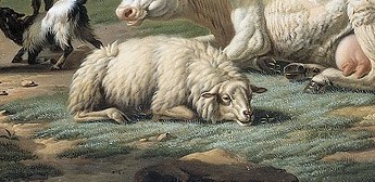 See how he captures every strand of wool on this sheep.