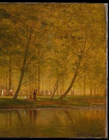 His friends painted the epic American West.