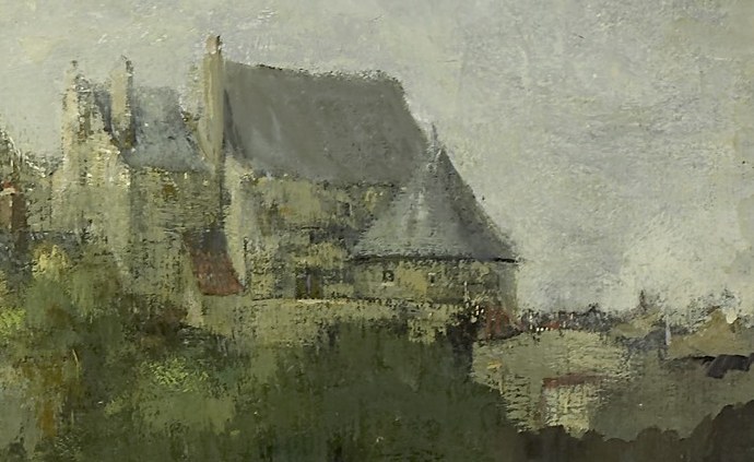 These structures add depth and context to the urban landscape.