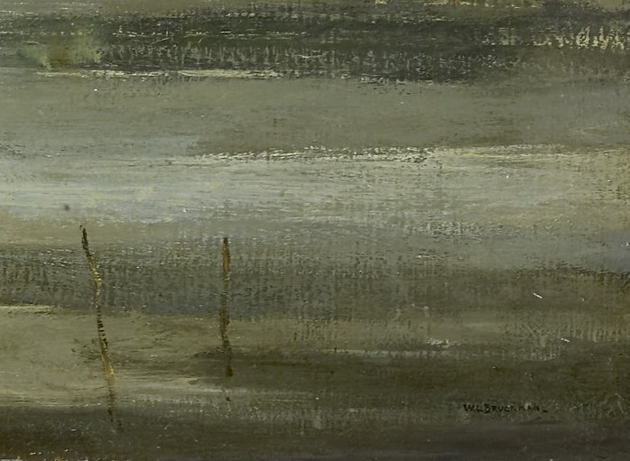 Boats on the river suggest the city's commerce and daily life.