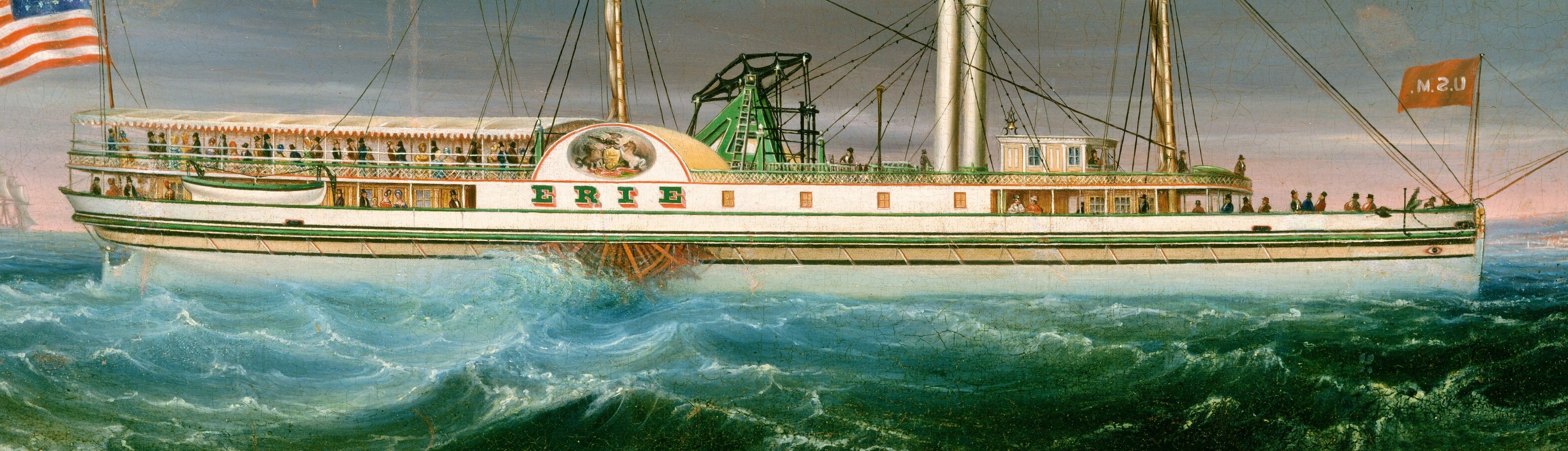 But the ship itself is fighting a truly epic storm.
