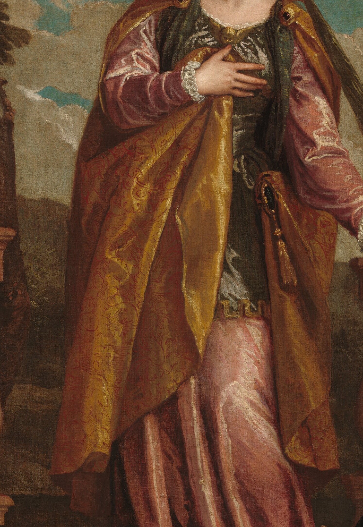 He dressed Lucy not in rags, but in shot-silk gold, as if for a ball.