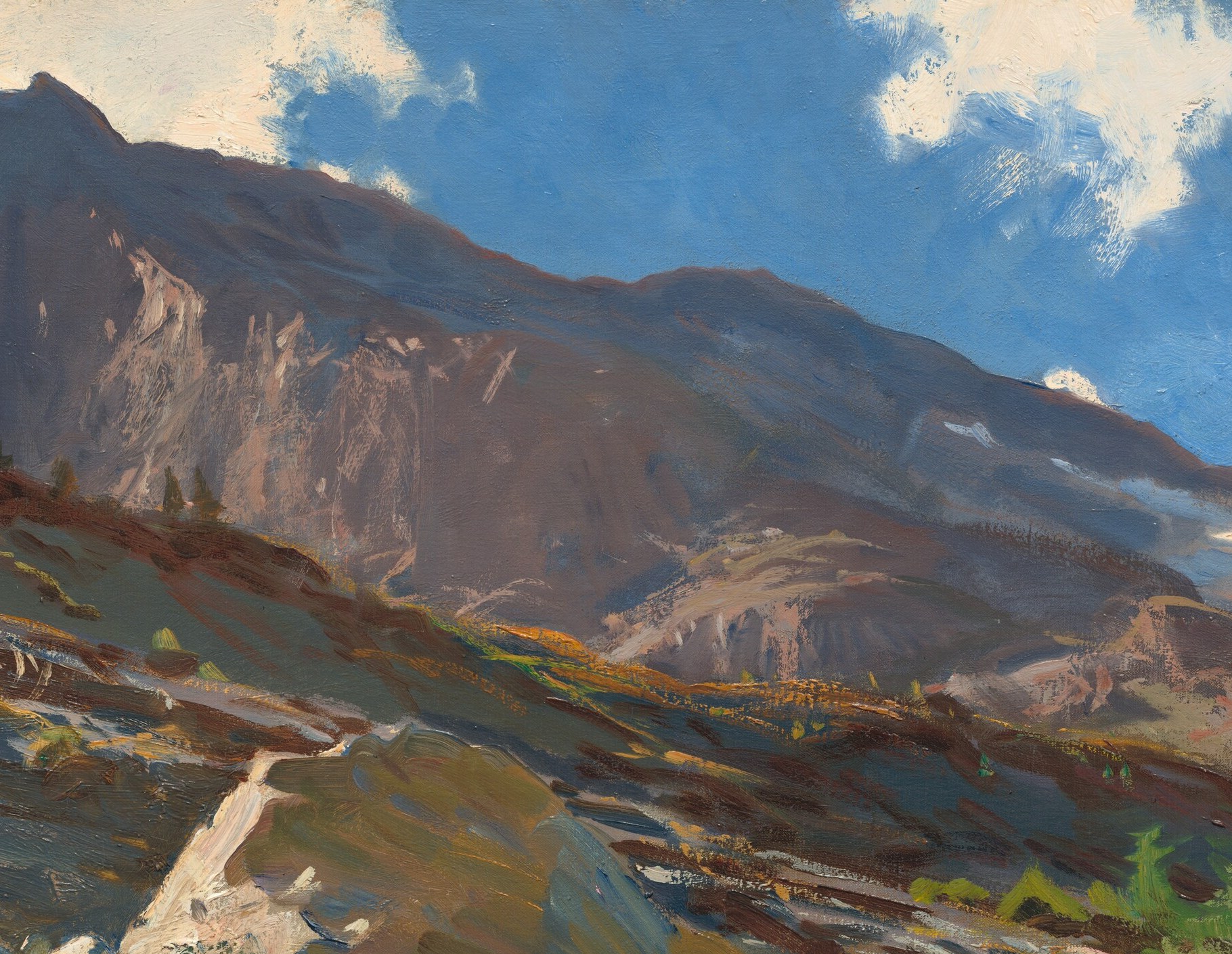 John Singer Sargent fled society for the Alps.